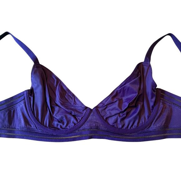 Victoria’s Secret PINK Purple Lace Underwire Bra 36C/D 783B2 - Picture 6 of 6